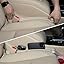 2-piece set of car seat gap filling, 3-in-1 seat side gap filling plug with storage slot and hook function, soft foam universal suitable for the gaps between car, SUV, truck seat console and organizer (standard saddle brown)