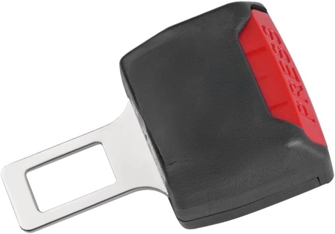 2pcs/Set Car Belt Buckle Extension Clip Thick Socket Plug Insert Extender Tool Accessory(A)