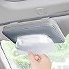 Car tissue box, car sun visor tissue holder, car tissue holder, high-end tissue box stand (gray)