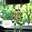 Crochet hanging plants are suitable for cars, car interior decoration, strawberry aesthetic car parts for ladies' interiors, car decoration hangers for rearview mirrors, Bohemian car decoration