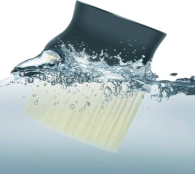 Car interior dust-proof brush, car cleaning brush dust removal duster, soft bristle detail brush dust removal tool, suitable for car dashboard interior, exterior, sunroof, leather yellow