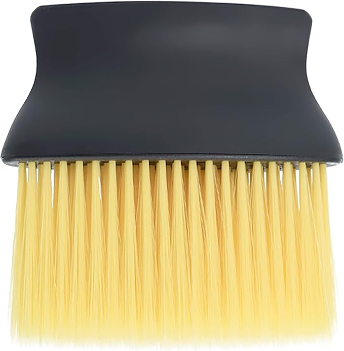 Car interior dust-proof brush, car cleaning brush dust removal duster, soft bristle detail brush dust removal tool, suitable for car dashboard interior, exterior, sunroof, leather yellow