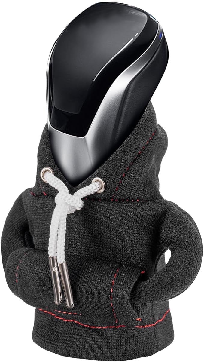 Hoodies, shift covers, General Motors shift knob hoodies, car shifter mini hoodies, cute car interior tools, car accessories and decorations
