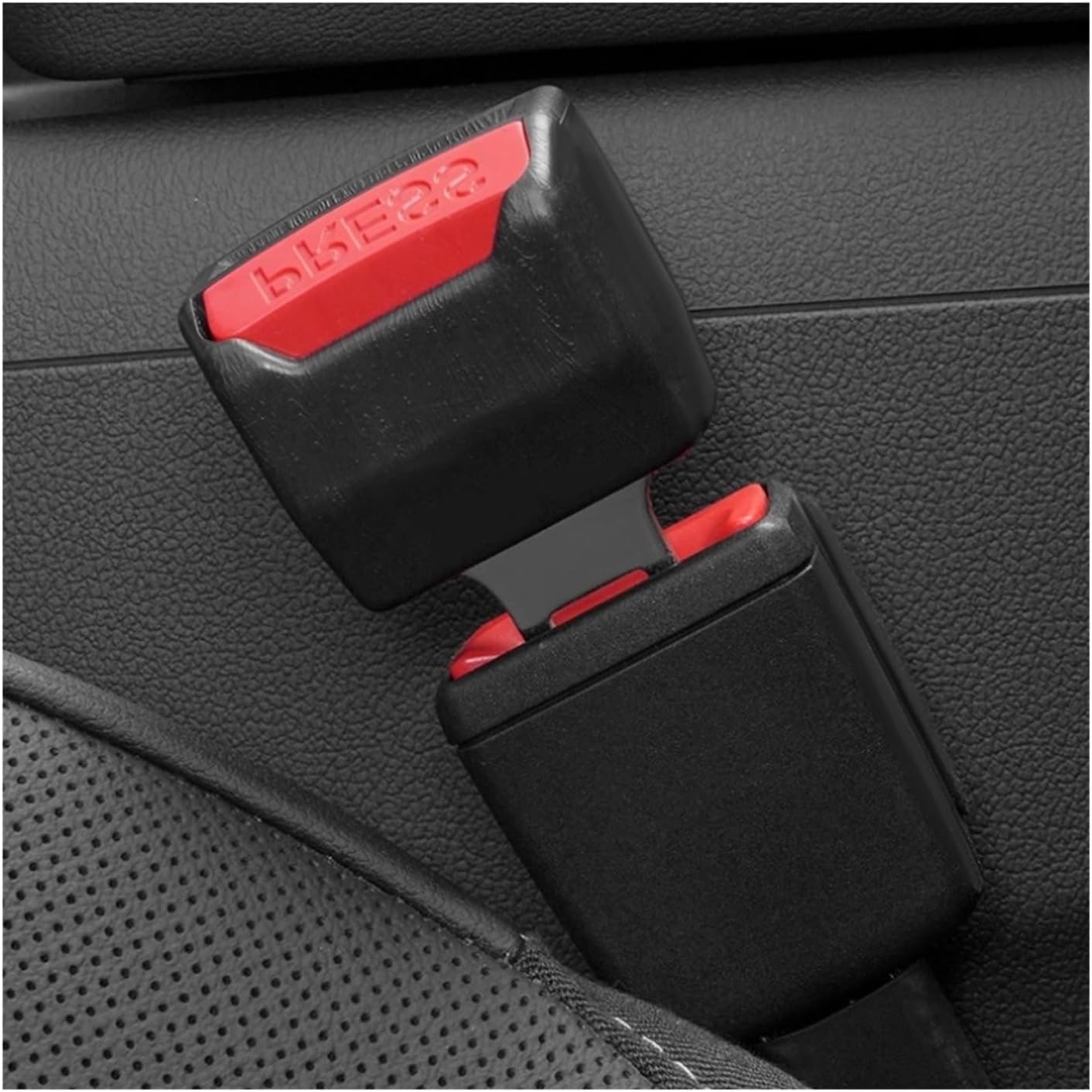 2pcs/Set Car Belt Buckle Extension Clip Thick Socket Plug Insert Extender Tool Accessory(A)