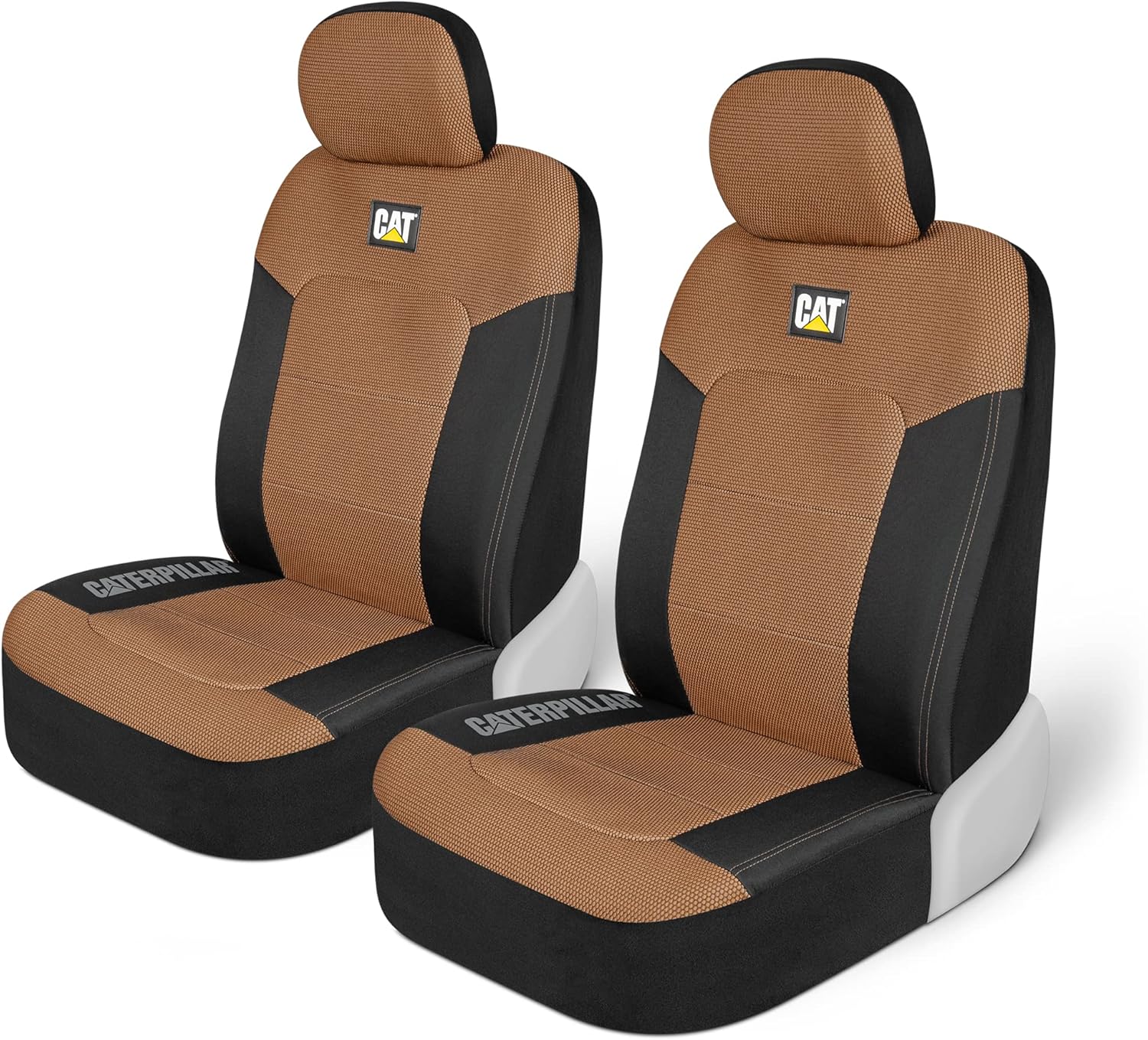 Car seat covers are suitable for cars, trucks and off-road vehicles (2-piece set) - suitable for front seats, truck seat protectors with comfortable mesh backrests, and car interior covers