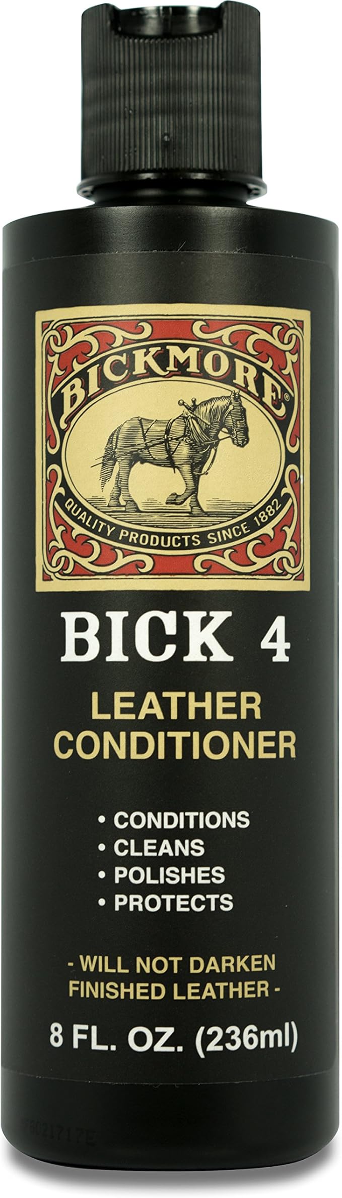 Leather care liquid and leather cleaner - no darkening - suitable for leather clothing, furniture, jackets, shoes, car interiors, bags and other leather accessories, 50-6000-16, 16 ounces, 1
