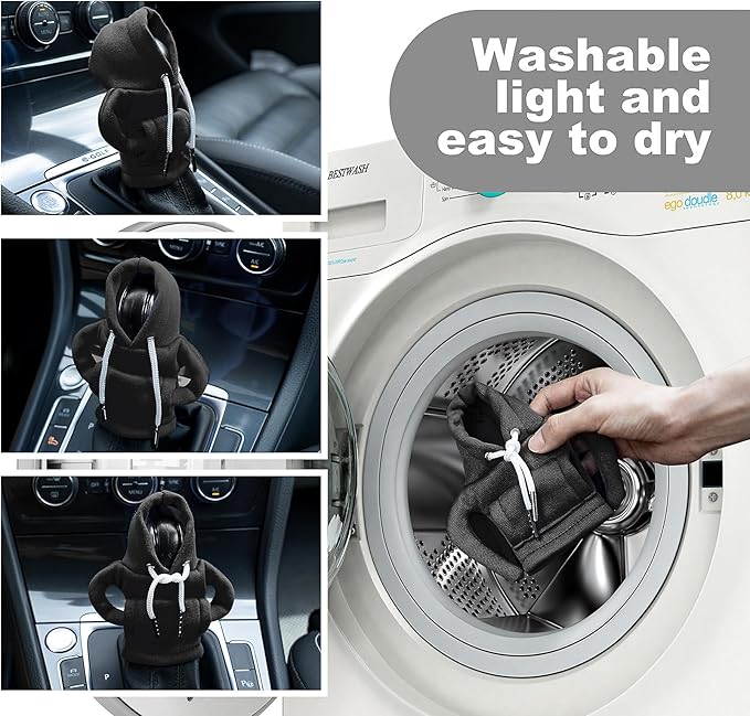 Hoodies, shift covers, General Motors shift knob hoodies, car shifter mini hoodies, cute car interior tools, car accessories and decorations