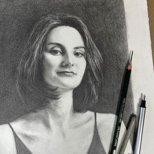 Hand-Drawn Portrait from Photo, Custom Pencil Sketch, Personalized Drawing, Realistic Art Commission, Unique Gift idea for Loved One