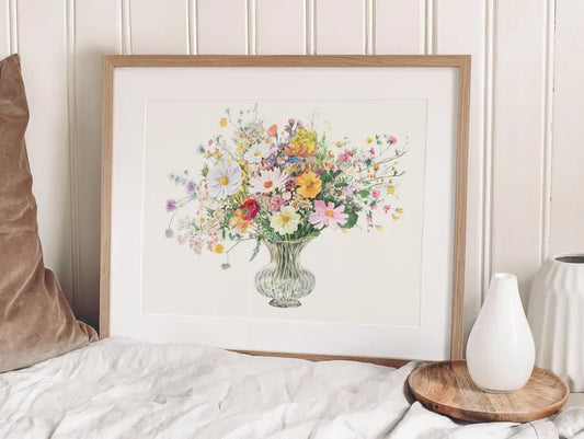 Hand-Painted Watercolor Bridal Bouquet: Wedding Keepsake Painting From Photo